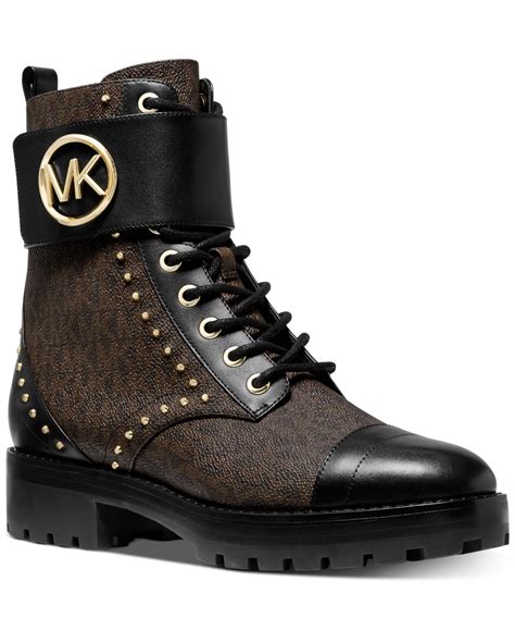 Michael Kors combat boots sale